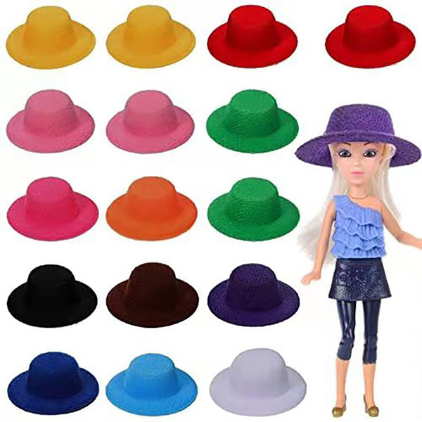 30cm 12inch Barbie Doll Girls Toy Doll Hats Accessories