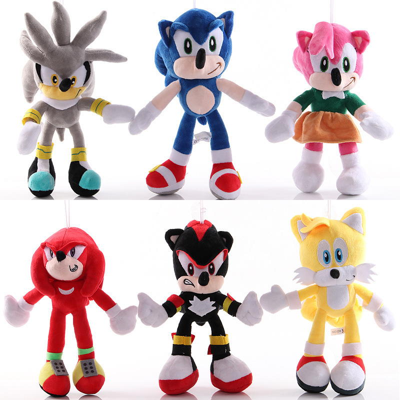 Factory Customize 25-30cm Sonic Plush Toy Doll