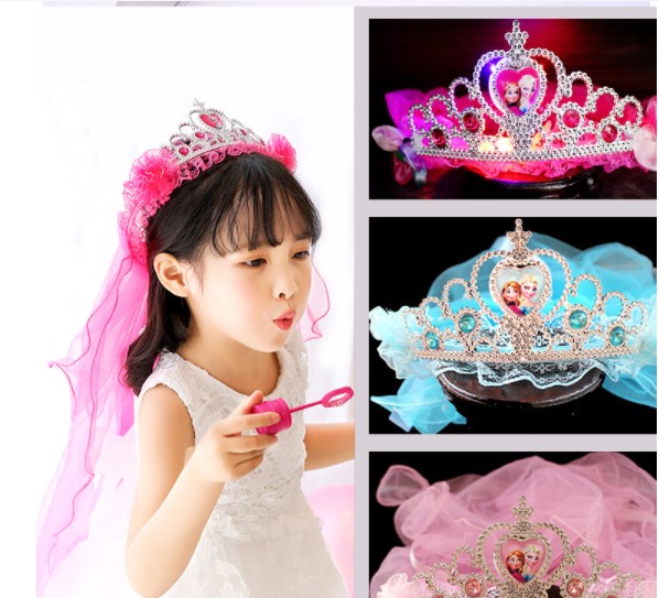 Light Crown Headband for Princess