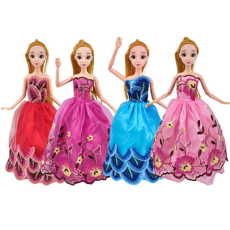 12inch Barbie Doll Embroider Dresses SGTWY22042