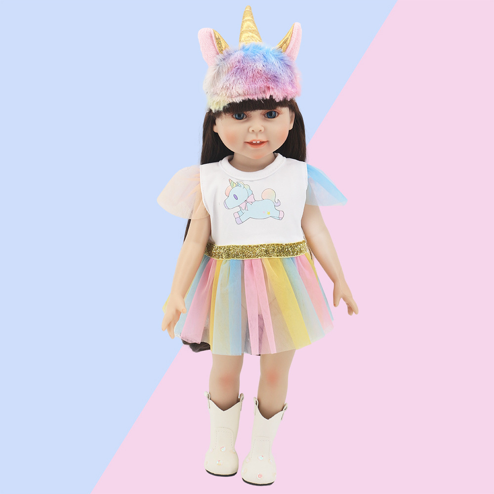 45cm American Girls Doll Dress Colors Crown SGTWY45089