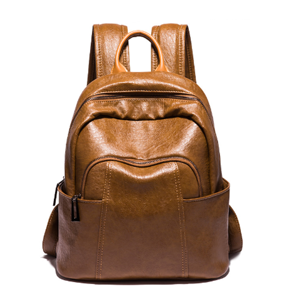 Girls PU Leather Backpack Bag