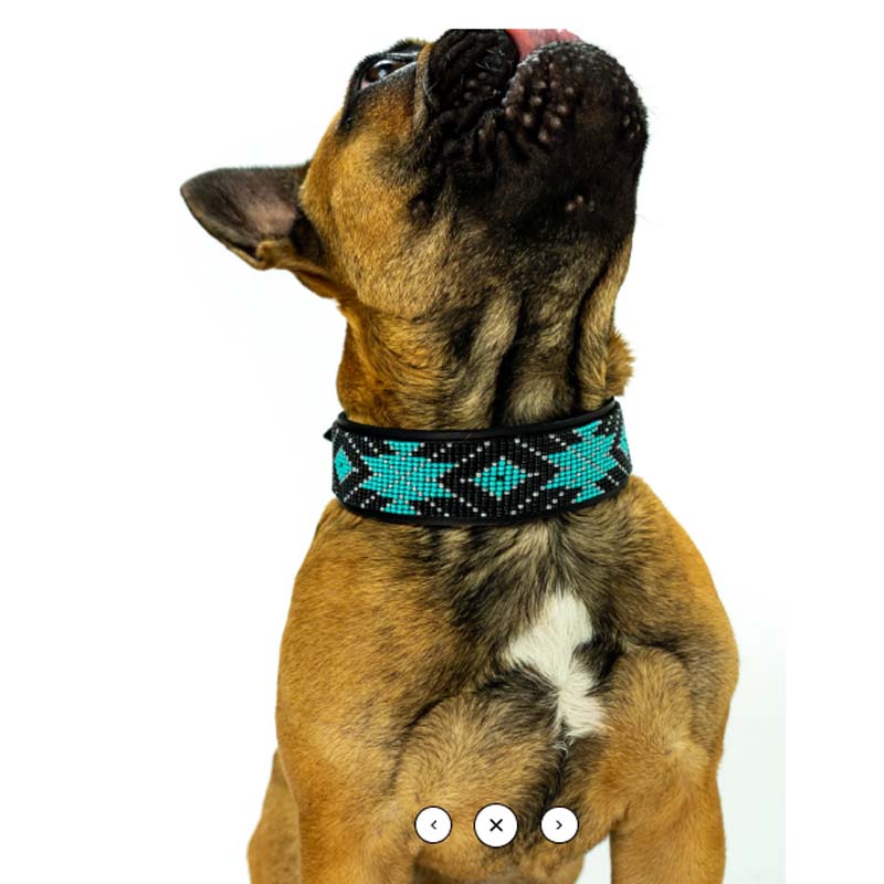 Handmade Pet Bead Collar Dog Collars